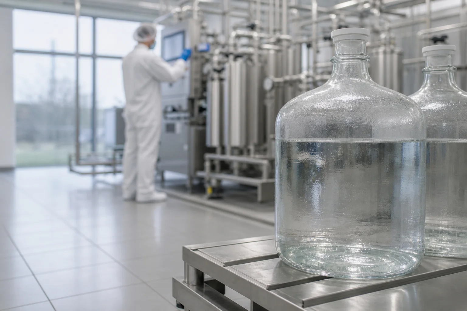 Medicinalproduktion i laboratorie med fokus på farmaceutiske processer.